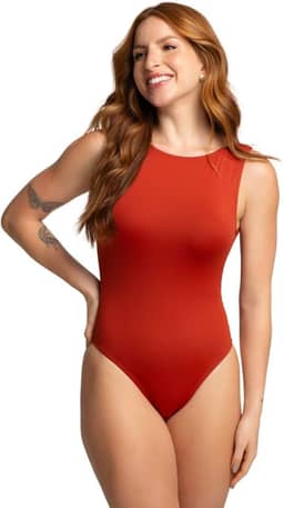 Maio Feminino Praia Liso Decote Costas Sem Bojo Alça Larga