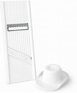 Cortador Mandolina Dupla Face Fatiador Manual de Legumes Branco ofissional Original Fatiador Cortador de Legumes Frutas Mandoline Profissional, Cortador de Legumes,