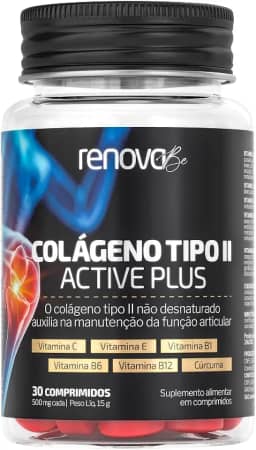 Suplemento Alimentar Colágeno Tipo II - Articulações Cartilagens Inflamações Ossos