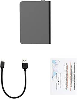 Gravador de Voz AI Com ChatGPT, Mecanismo de Gravação Dupla, Gravador de áudio Digital Magnético para Palestras, Reuniões, Entrevistas, Transcrição Em 60 Idiomas (32G)