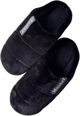 Pantufa Masculina Confortável Chinelo Inverno Forrado Mascolino Antiderrapante Super Quentinha Adulto Quarto Forrada Macia Peluciada Frio Tradicional Pelúcia