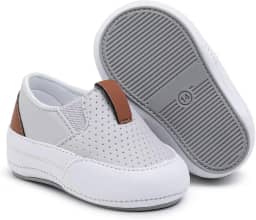 Sapato Tênis De Bebê Infantil Primeiros Passos Casual Para Batizado