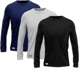 Kit 3 Camisetas UV Camisa Lisa Proteção Solar Segunda Pele MXC BRASIL