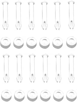 Pinos de junção de piscina de plástico de 6 cm e selos de borracha para piscinas retangulares de armação de metal Intex