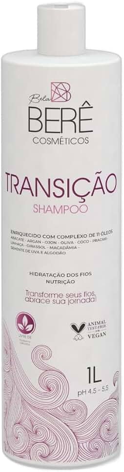 BELA BERÊ, Shampoo Profissional Transição Capilar 1L - Bela Bere