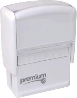 Carimbo Para Personalizar Premium 20 Branco (Branco)