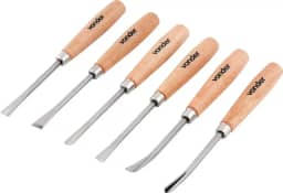 Vonder, Jogo De Formões Para Escultura, Com 6 Peças.