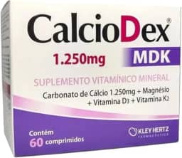 Suplemento alimentar CalcioDex MDK 60 Comprimidos