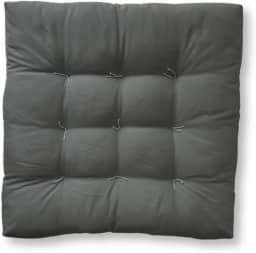 Almofada Futon 60x60cm Assento Banco Cadeira Banco Sofá Macio(Cinza Chumbo)