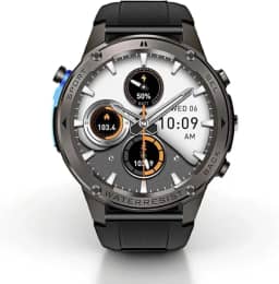 Smartwatch Brave à prova d' Água Do Mar até 50 metros, GPS Duplo, Resistência Militar IP69K, até 10 Dias de Bateria (preto)