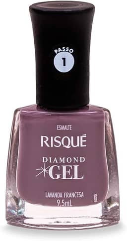 Risqué Esmalte Diamond Gel Lavanda Francesa Cremoso 9 5 Ml