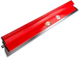 Compel Desempenadeira Berox Compel Aço Inox 100cm Para Massa Corrida Acabamento Textura Uniforme Vermelho