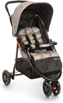 Cosco Kids, Carrinho de Bebê Toffy, Bege Grid
