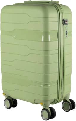 Mala de bordo em Polipropileno 4 rodas 360º - AeroMalas Japão (Verde)