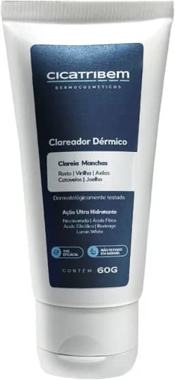 Cicatribem Clareador de Pele Contra Manchas na Virilha Axilas Rosto Corpo e Melasma 60g