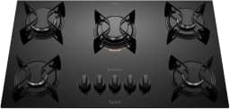 Cooktop 5 Bocas Preto com Mesa de Vidro Atlas U Top Bivolt