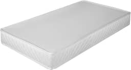 Colchão Solteiro Espuma D33 188x88x12cm – Firme e Confortável, Ideal para Uso Diário | Revestimento Antialérgico, Respirável e Atóxico | Alta Durabilidade e Suporte Ortopédico Cor Branco