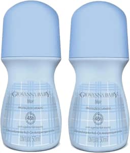 GIOVANNA BABY Desodorante Roll-On Azul 50 Ml 2 Unidades Giovanna Baby