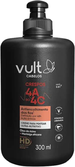 Vult Crespos 4A a 4C Creme de Pentear Ultra Nutritivo 300ml