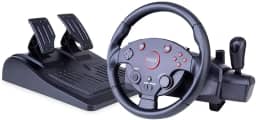 Volante & Pedal Force Driving PS4/PS3/PC/XBOXONE/XBOX360 Preto Dazz