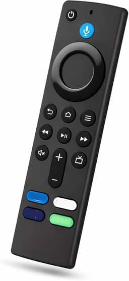 Controle Remoto com Comando de Voz compatível com Stick TV e Stick 4K, Teclas de Atalho para Streaming, Controle de TV Integrado, Universal, Premium