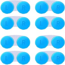 Capa de lente de contato para viagens e vida diária