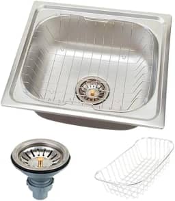 Pingoo.casa, Cuba Gourmet para Cozinha Aço Inox 45x41cm Dessana - Prata
