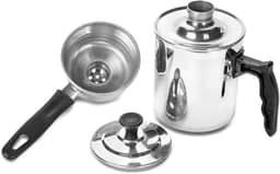 Cuscuzeiro Mini Individual Tetinha Aluminio Polido