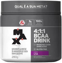 Max Titanium Bcaa 4: 1: 1 - 280G Drink Uva -