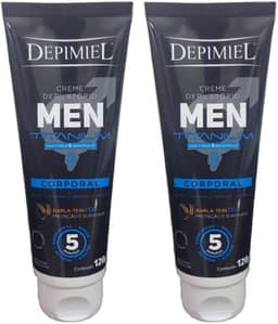 Kit 2 Cremes Depilatório Depimiel Men Corporal - 120g