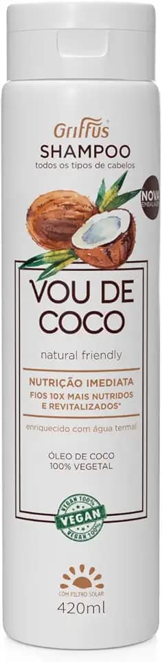 Griffus Vou De Coco Shampoo 420 Ml Cosméticos Multicor