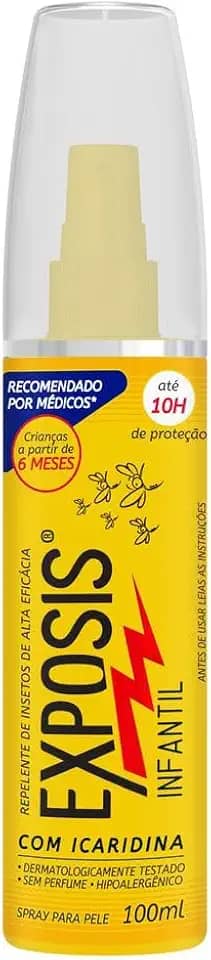 Exposis Infantil, Repelente Icaridina, Spray 100ml