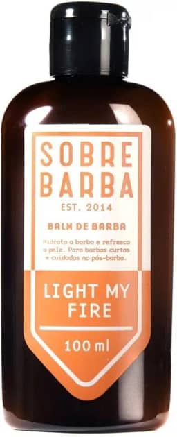Balm de Barba - Light My Fire 100Ml, Sobrebarba, Laranja, 100 Ml