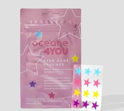 Adesivos Secativos para espinhas em Formato de Estrela com Ácido Salicílico e Tea Tree, 12 Unidades, Tamanho adequado!!