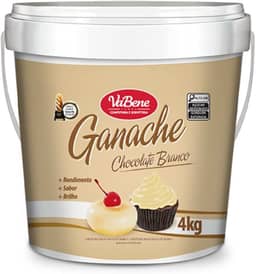 Ganache Sabor Chocolate Branco 4Kg Vabene