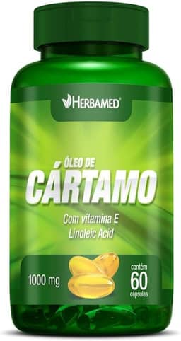 Herbamed Oleo De Cartamo Com Vitamina E - 60 Cápsulas -
