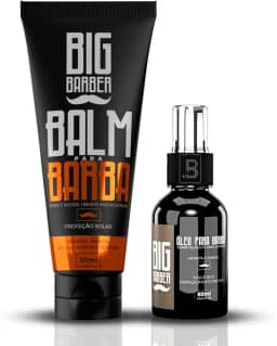 Kit Balm e Óleo Para Barba Hidratante Big Barber