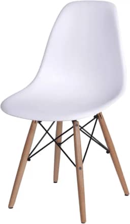 CADEIRA DE JANTAR EAMES EIFFEL BRANCA PP OR DESIGN 1102B