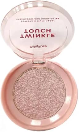 Twinkle Touch Sombra e Iluminador M1004 – Glow Sofisticado com Partículas Ultrabrilhantes, Textura Suave e Efeito Luminoso Duradouro (3 - Pink Luster)