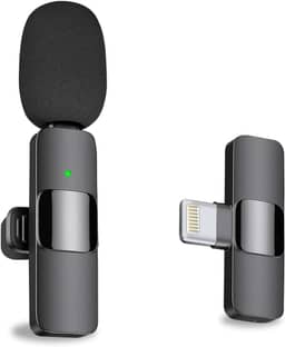 MAYBESTA — minimicrofone sem fio 2 em 1 para iPhone, iPad, celular Android com Bluetooth para gravação de vídeo, USB-C, para YouTube, Tiktok, podcasts, vlogs