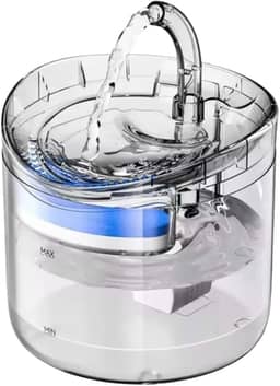 Fonte Bebedouro Pet Automático De Água Elétrico Gato Cachorro Animal de Estimação Anti Respingo Silencioso 2 Litros Dispenser Filtro Triplo