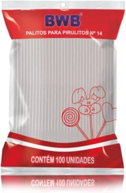 Palitos Para Pirulitos N°14 Cristal - BWB
