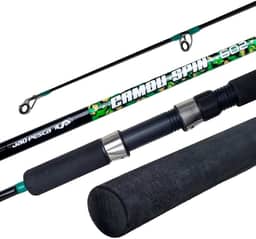 Vara de Pesca Jaú Pesca Camou Spin, 1,80m, 15-30 lbs, 2 Partes