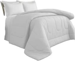 Edredom Grosso Dupla Face - Aconchegante Para Super King(Branco,King)