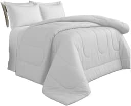 Edredom Grosso Dupla Face - Aconchegante Para Super King(Branco,King)