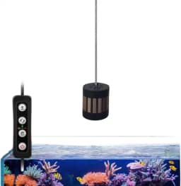 Luminária Led Para Aquário Marinho 50w Pequena Ajustável Crescimento de Corais Peixes Reef