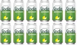 Soda Limonada Refrigerante Zero Pack Com 12 Latas De 350Ml