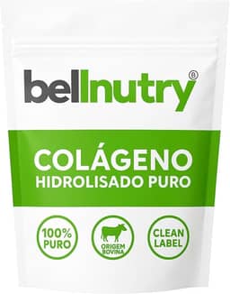 Bellnutry Colágeno Hidrolisado Puro 500g – Sabor Natural | Suplemento para Beleza e Bem-Estar