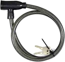 Cadeado Para Bicicleta Com Chave em Cabo De Aço 1,04m Trava De Segurança Para Bicicleta Moto Capacete Portão