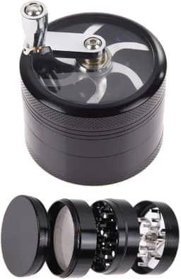 Triturador de Ervas de Metal com Lâminas Afiadas, Múltiplas Peças